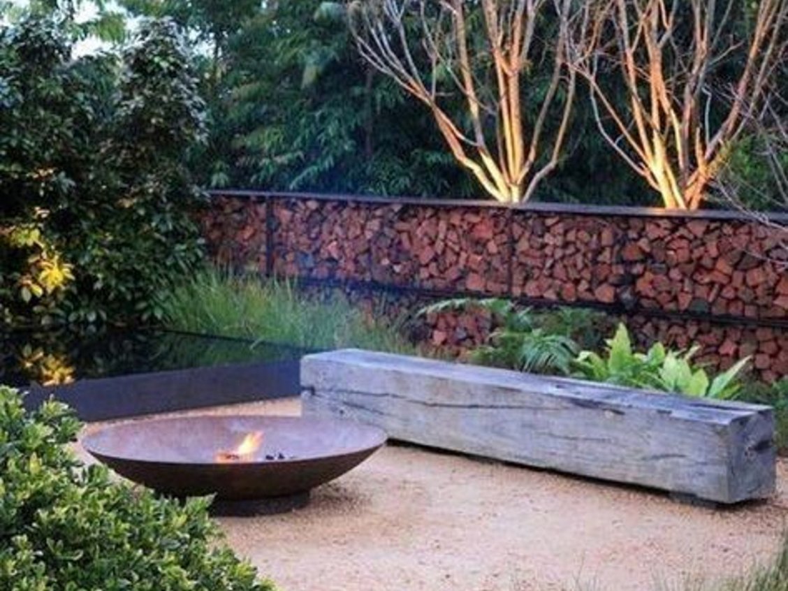 Чаша для вогнища зі сталі CorTen Ø120см