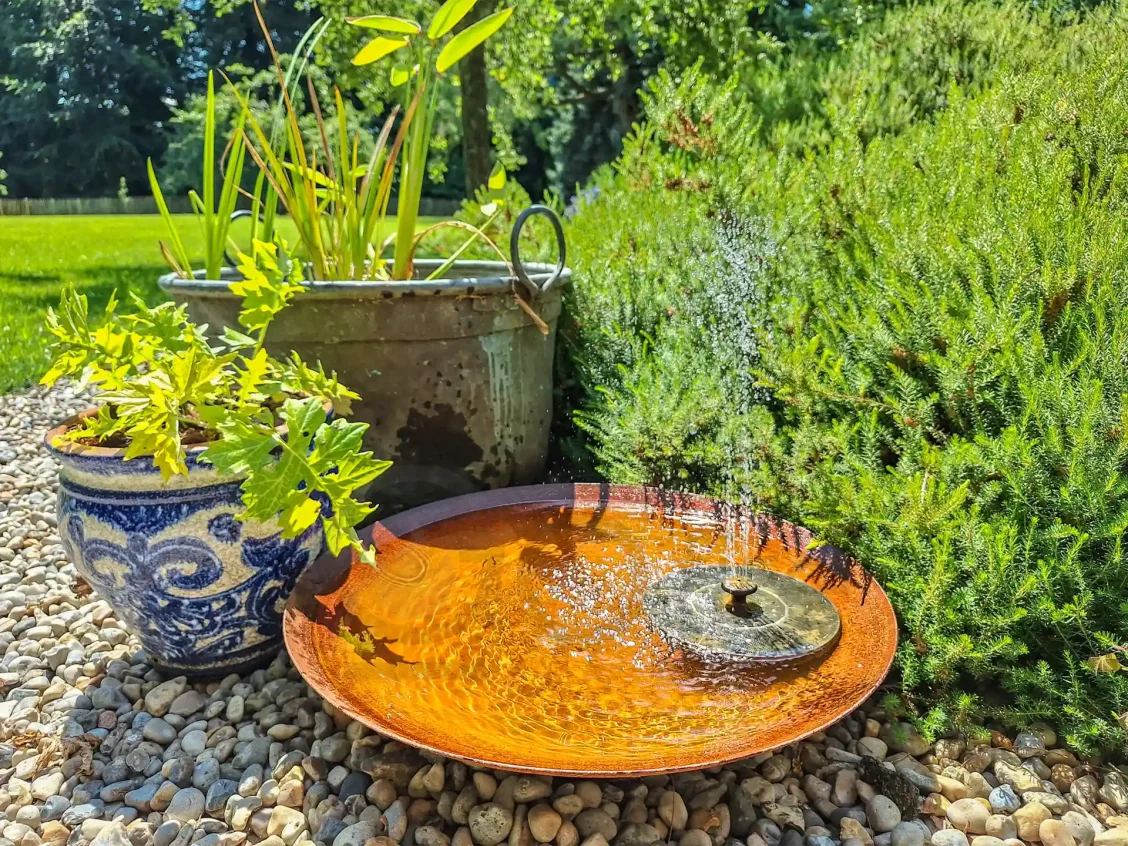 Декоративна ємність для води «Водяна чаша», сталь CorTen, Ø80 см
