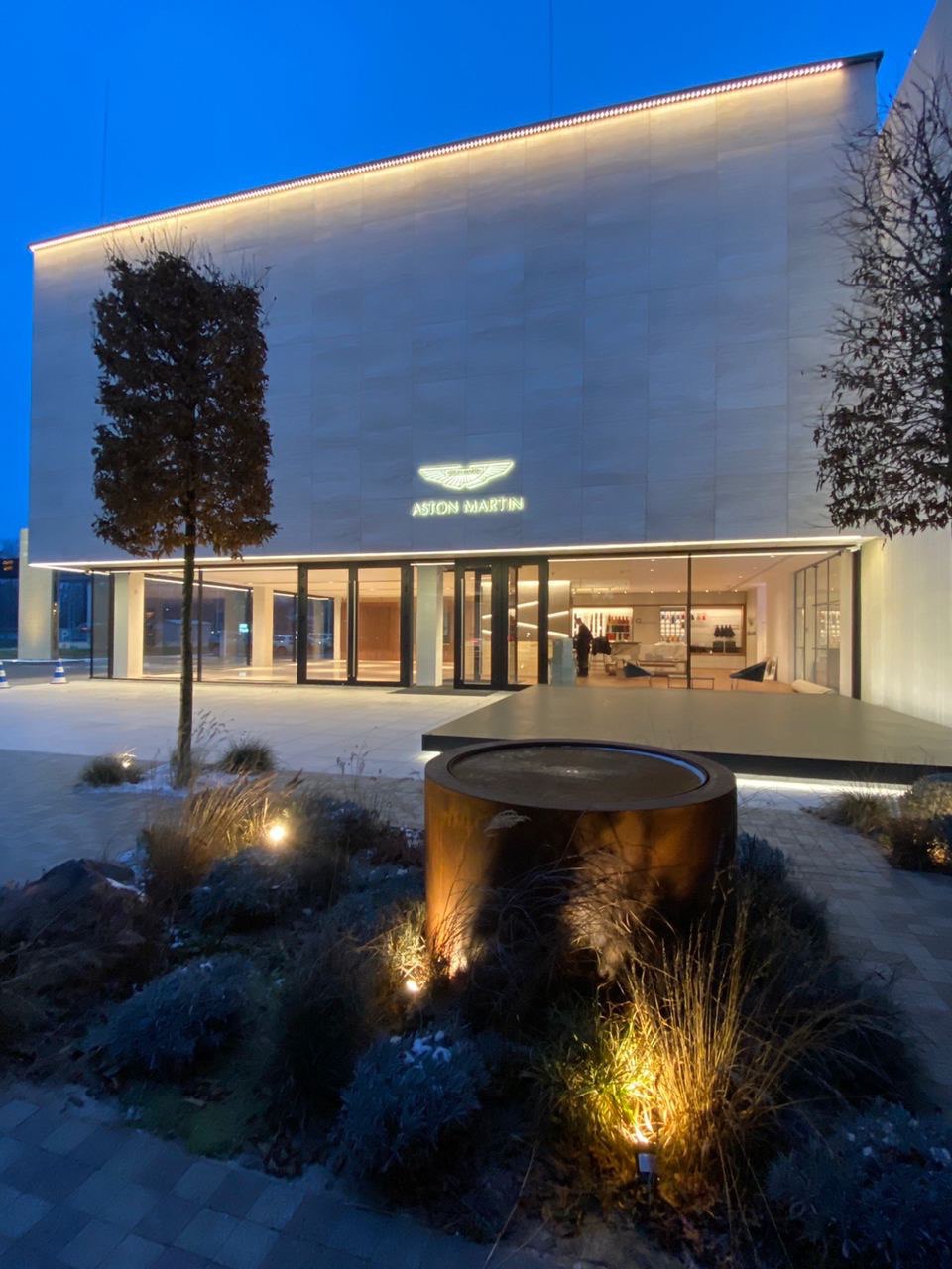 Садовий фонтан з CorTen сталі.